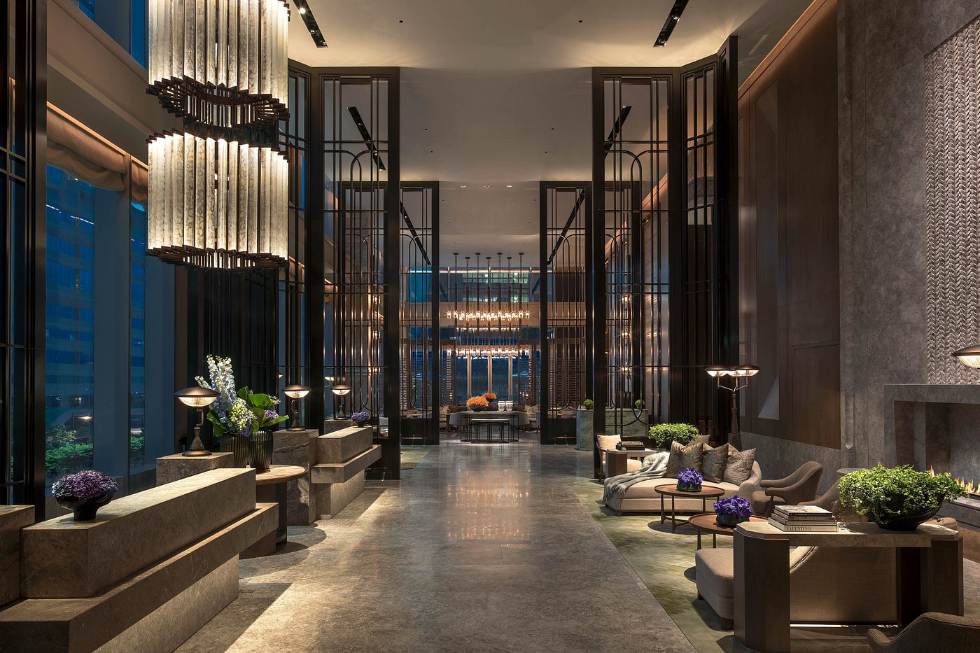The lobby of St Regis Hong Kong, a luxury 5-star boutique hotel in Hong Kong