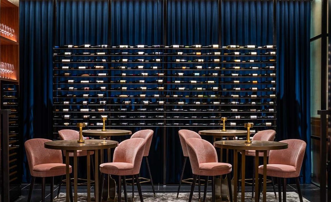 The cellar of Kimpton Margot, a luxury boutique hotel in the CBD of Sydney