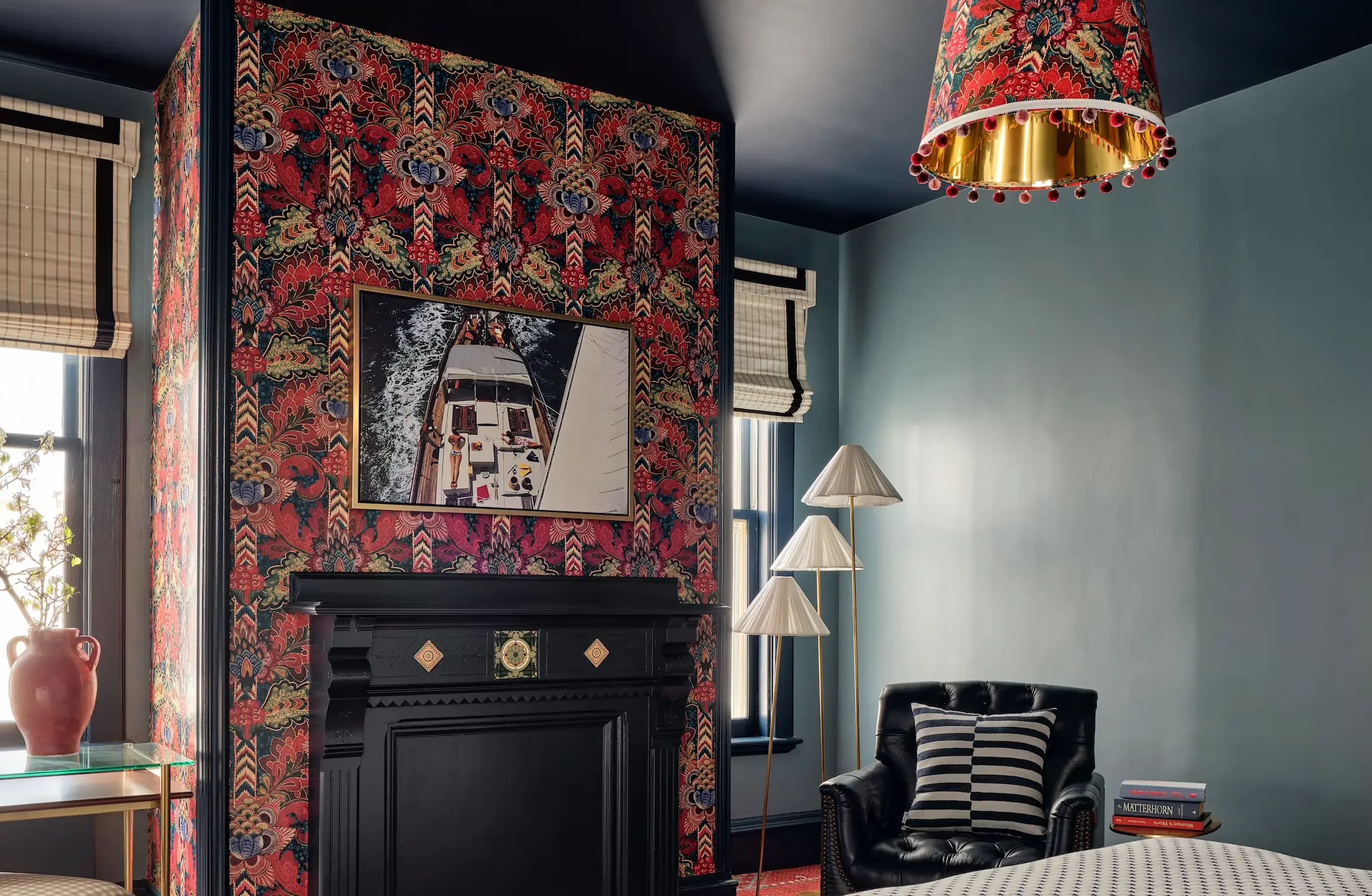 The room of The Hotel Portsmouth, a cool boutique hotel in Portsmouth, NH