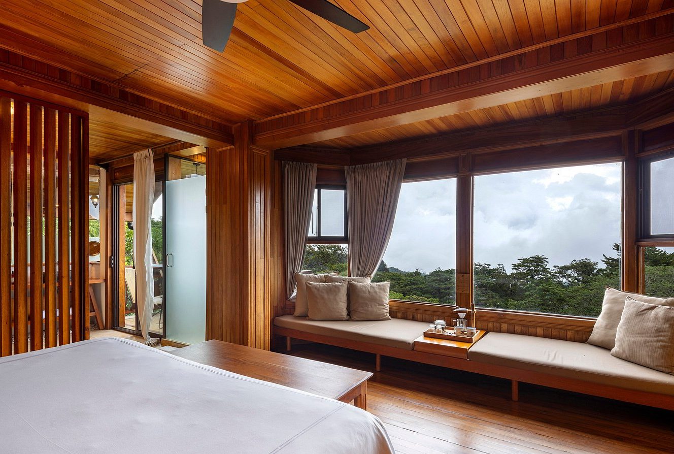 The room of Hotel Belmar, a luxury boutique hotel in Monteverde, Costa Rica