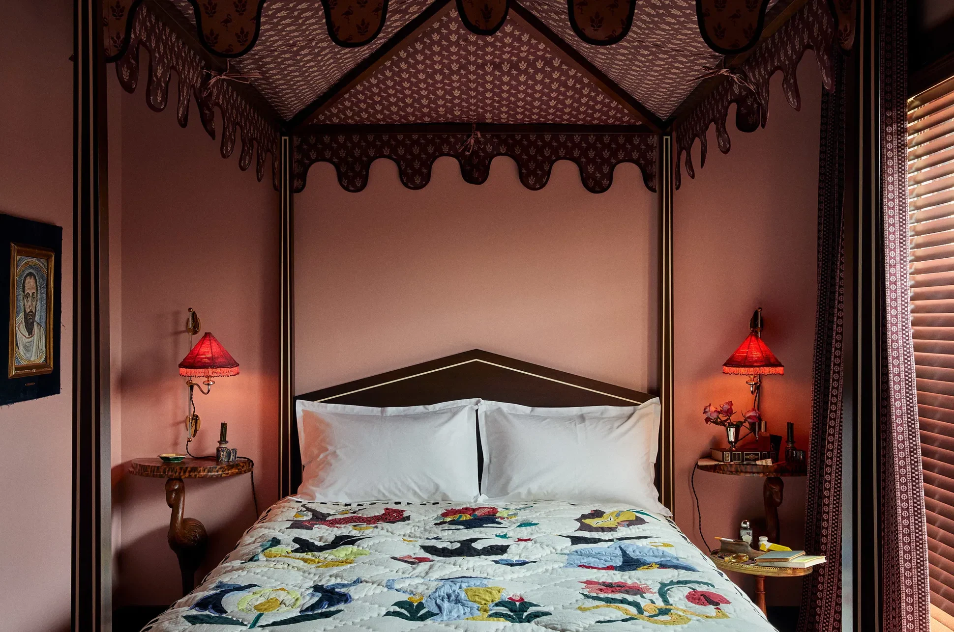 The room of Hotel Ulysses, a unique design boutique hotel in Baltimore, Maryland.