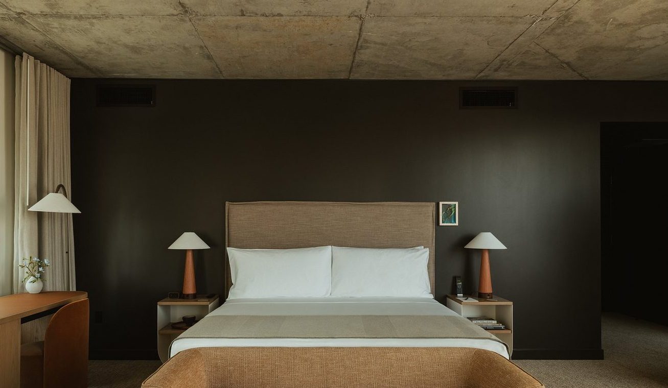 The room of Populus Denver, a cool design boutique hotel in Denver, Colorado